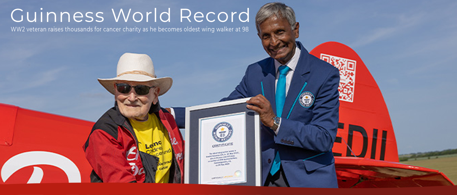 World Recird Holder Oldest Wing Walker