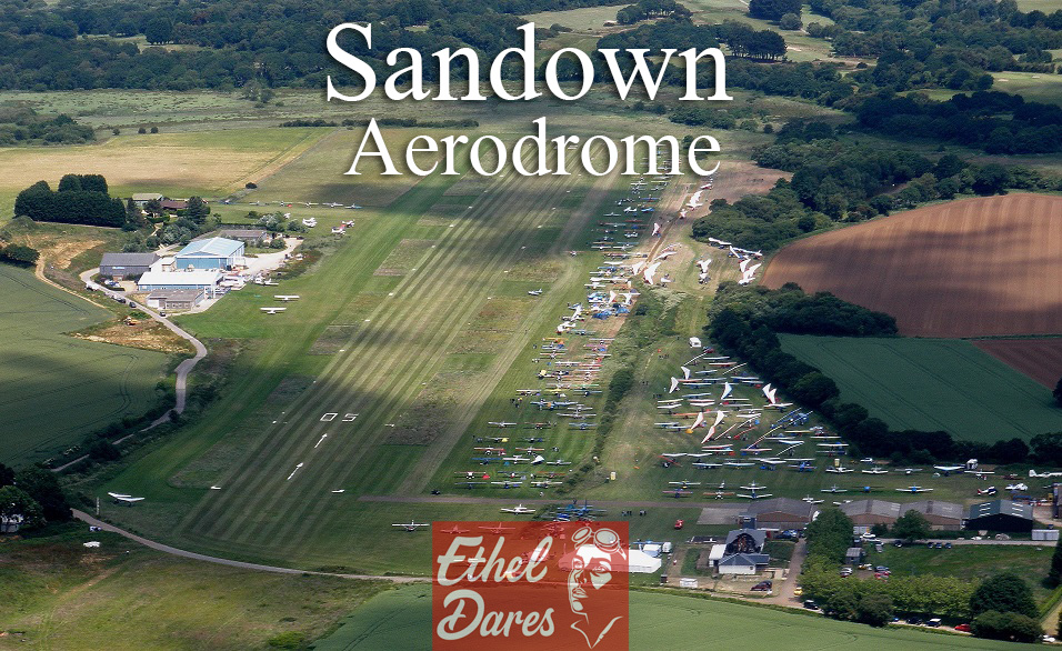 Wingwalk on the Isle of Wight, Hampshire, with Ethel Dares Wingwalking